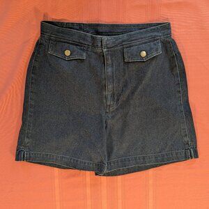 Liz Claiborne High Waist Stretch Denim Short Shorts*